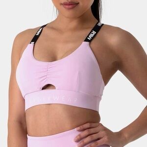 RYDERWEAR PASTELS SCRUNCH SPORTS BRA - LAVENDER
